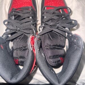 Nike Red and Black Sneakers